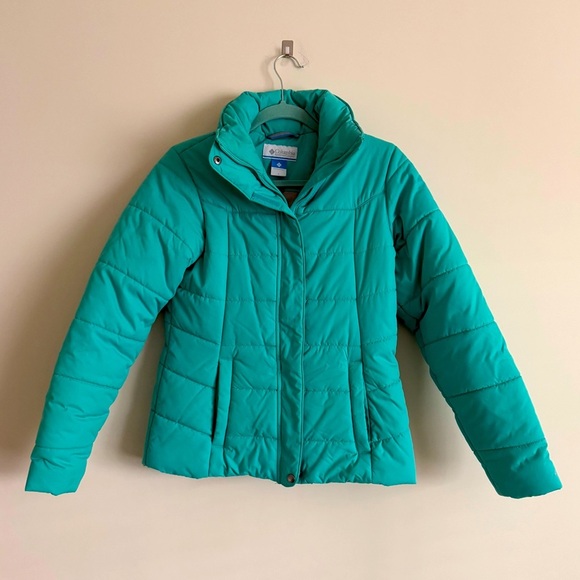 Columbia Women’s Puffer Jacket - Aqua - Size Small - Picture 1 of 9